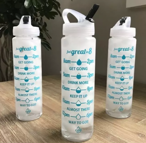32oz Motivational Water Bottle With Straw Just $9.99!