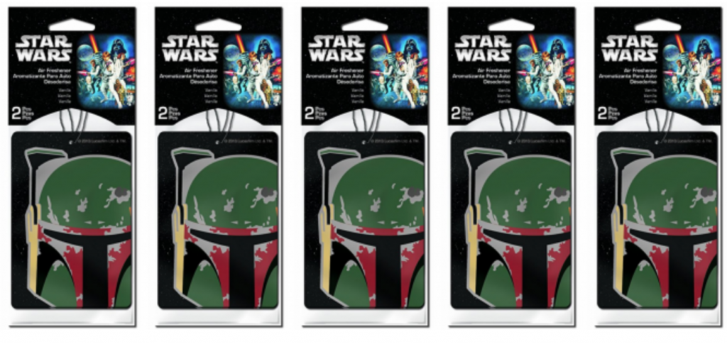 Star Wars ‘Boba Fett’ Air Freshener 2-Pack Just $1.37!