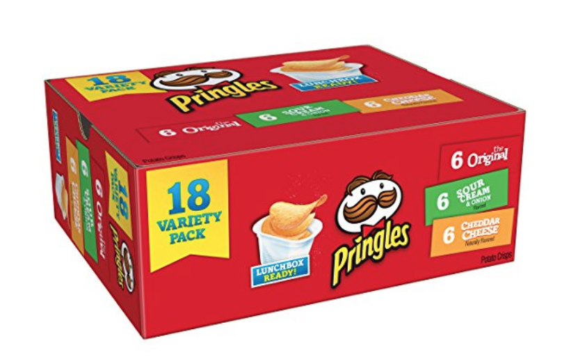 Pringles Snack Stacks 3 Flavors Variety Pack 18 Cups Just $5.72!