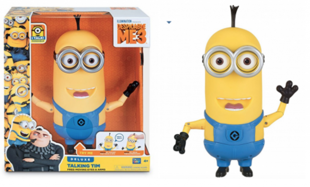 Despicable Me Talking Minion Tim Toy Figure $7.12 As Add-On! (Reg. $34.99)