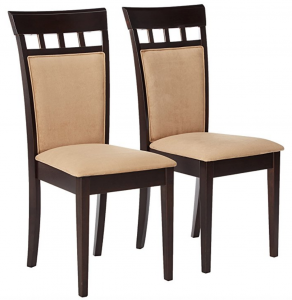 Coaster Cushion Back Dining Chairs Set of 2 Just $79.27!