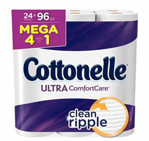 Cottonelle Ultra Comfort Care Toilet Paper 24-Mega Rolls Just $17.06!