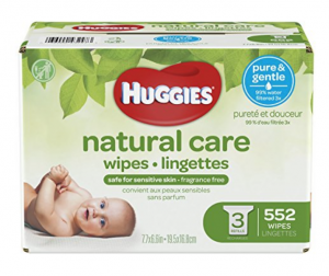 Huggies Natural Care Unscented Baby Wipes 552-Count Just $11.30 Shipped!