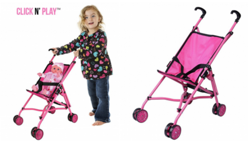Precious Toys Hot Pink Umbrella Doll Stroller $12.59! (Reg. $38.65)