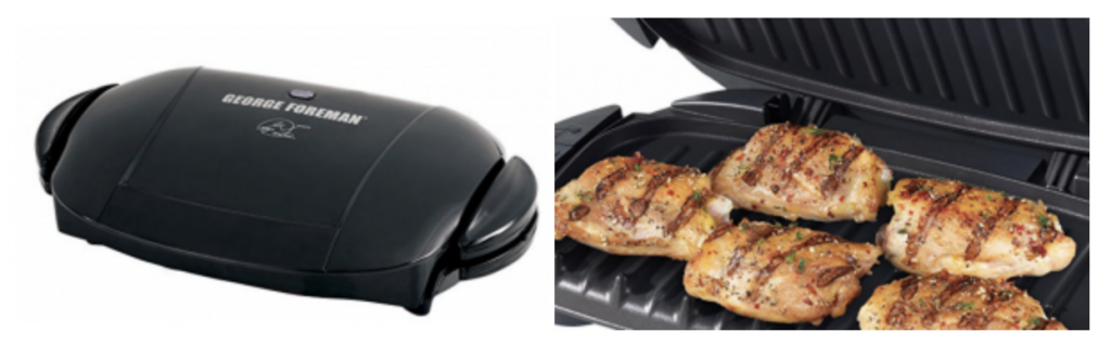 George Foreman 5-Serving Indoor Grill and Panini Press $38.99! (Reg. $66.49)