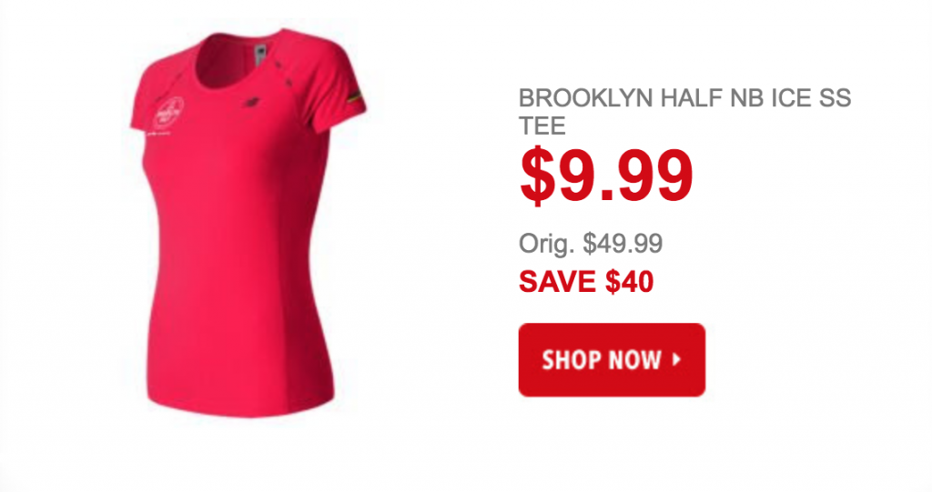 Brooklyn Half NB Women’s Tee Just $9.99 Today Only! (Reg. $40.00)