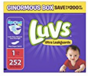 Luvs Ultra Leakguards Diapers Size 1 252-Count Just $18.32!