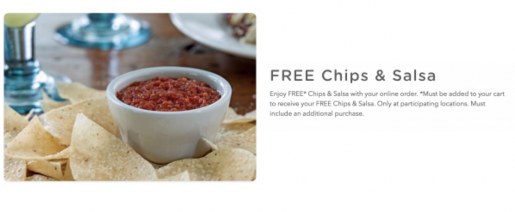FREE Chips & Salsa With Take Out Orders At Chili’s This Weekend Only!