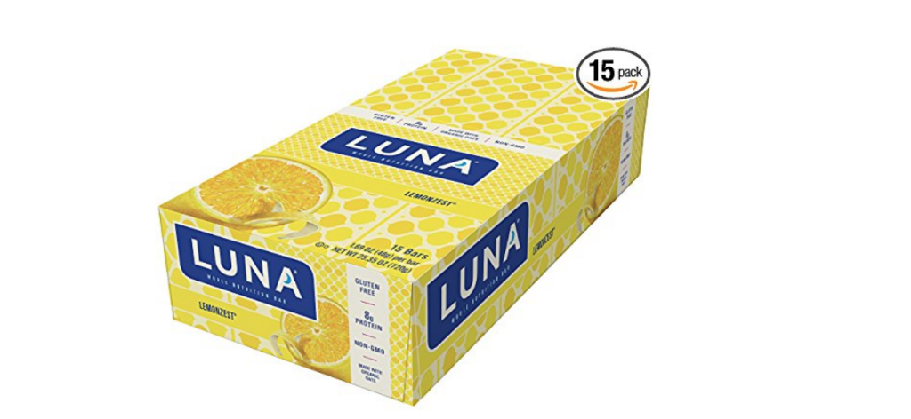 LUNA BAR Lemon Zest Gluten Free Bar 15-Count Just $9.03 Shipped!