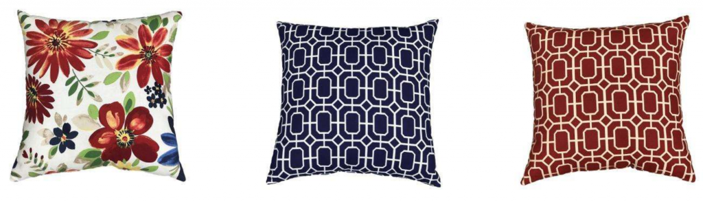 Select Decorative Indoor/Outdoor Throw Pillows Just $5.00 At Home Depot!