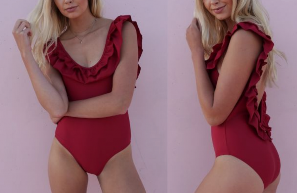 Ruched One Piece 3 Colors Just $19.99! (Reg. $35.00)