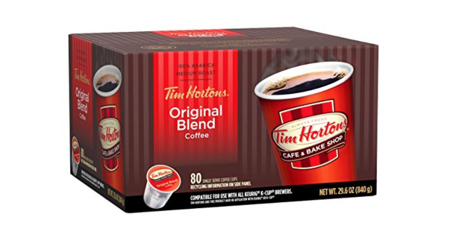 Tim Horton’s Single Serve Coffee Cups Medium Roast 80-Count $23.43 Shipped!