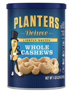 Planters Deluxe Whole Cashews 1lb Canister Just $7.26 Shipped!