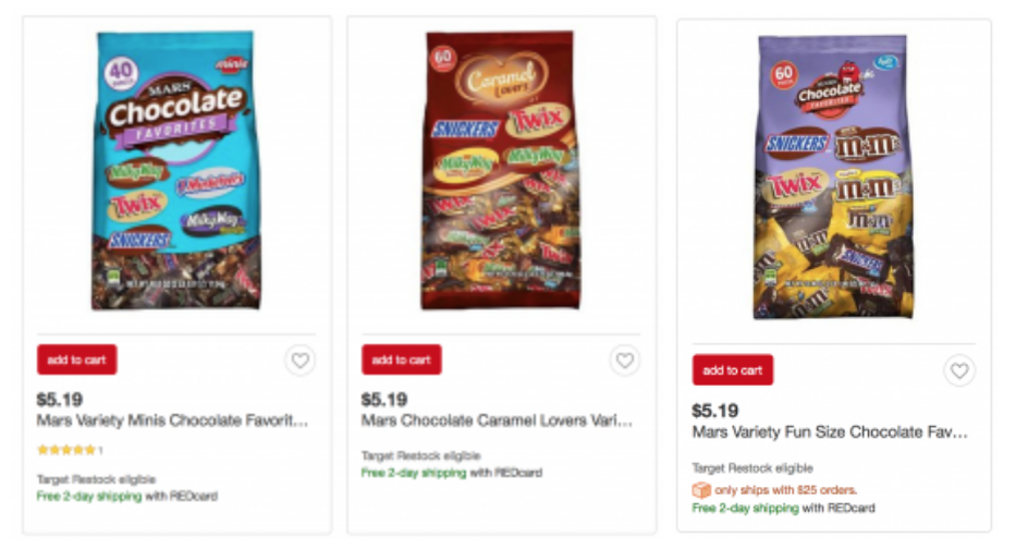 Mars Candy Variety Packs Just $5.19!