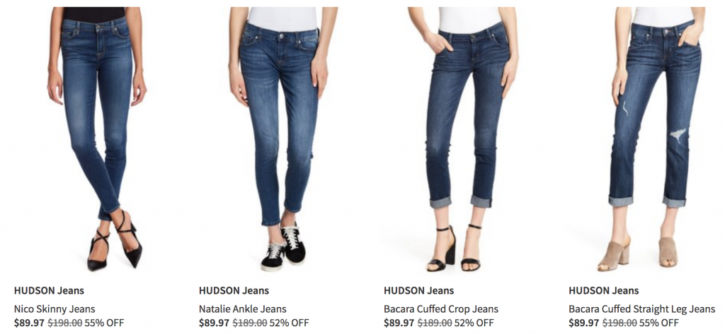 Hudson Jean Event At Nordstrom Rack! Save Up To 55%!