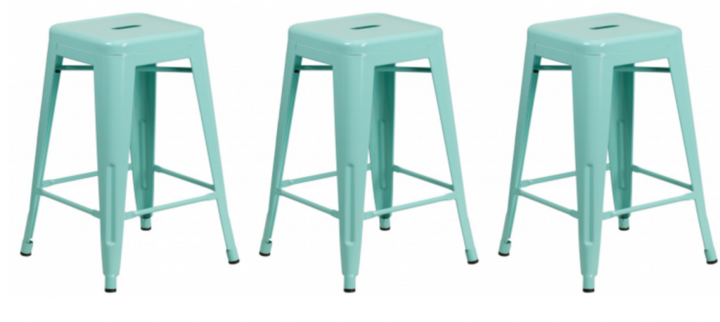 24 Inch Mint Bar Stools Just $30.76 Each!