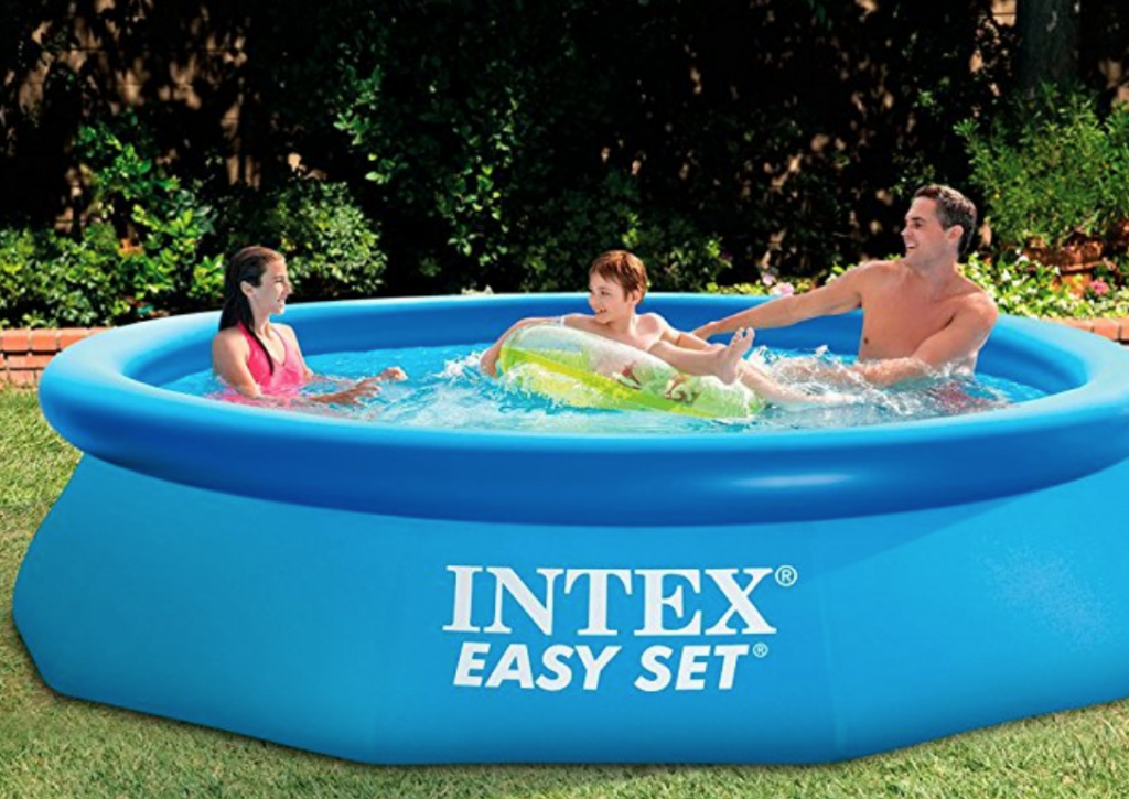 Intex 10′ x 30″ Easy Set Above Ground Inflatable Swimming Pool Just $54.00!