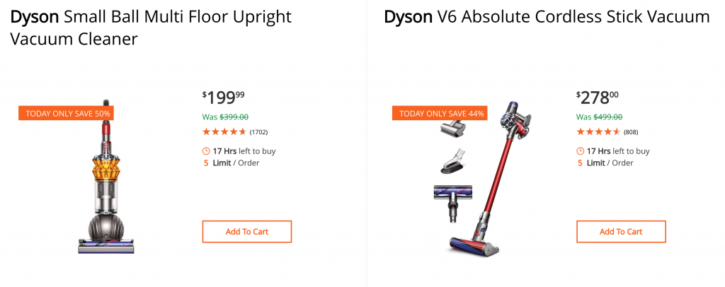 WOW! 50% Off Dyson Vacuums Today Only At Home Depot!