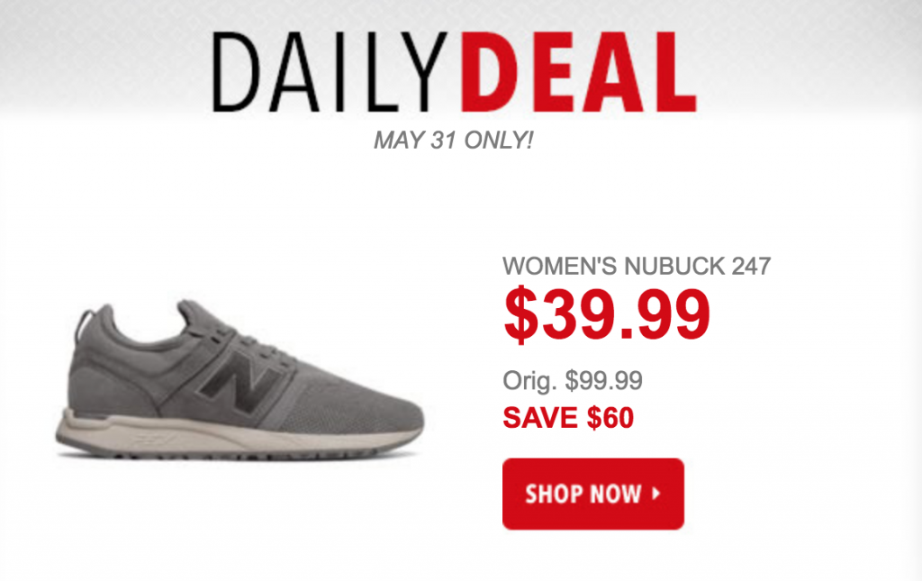Women’s Nubuck 247 New Balance Sneakers Just $39.99 Today Only! (Reg. $99.99)