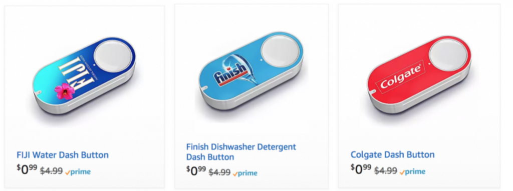 Prime Exclusive: Select Amazon Dash Buttons Just $0.99!