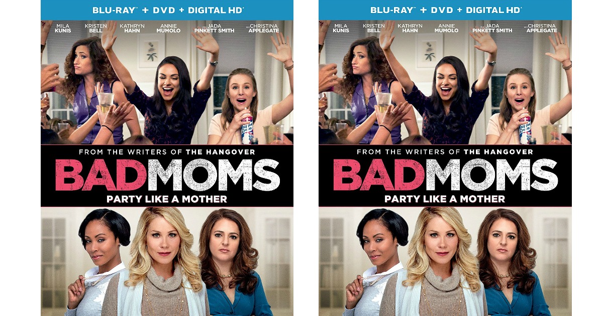 Bad Moms on Blu-Ray+DVD+ Digital HD Only $5.00!