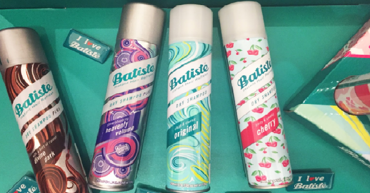 Take 40% off BATISTE Dry Shampoo= $4.79! (Reg. $7.99) TODAY Only!