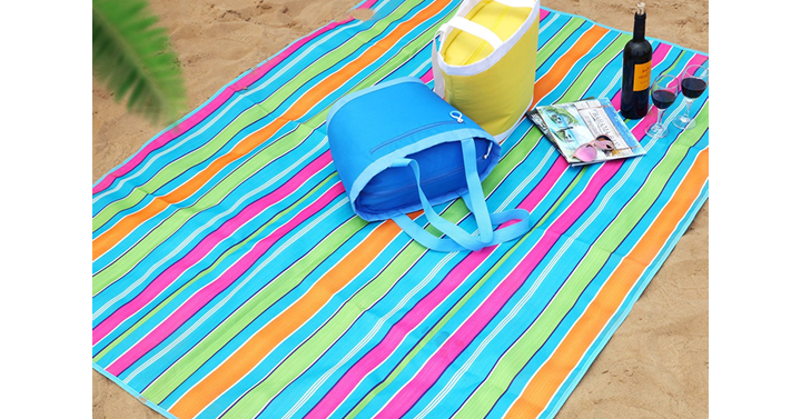 73″ x 53″ Folding Large Picnic Camping Beach Blanket Mat – Just $13.45!