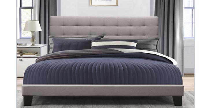 Daniella Upholstered Bed Only $99 Shipped! (Reg. $600) Choose from Full or Queen!