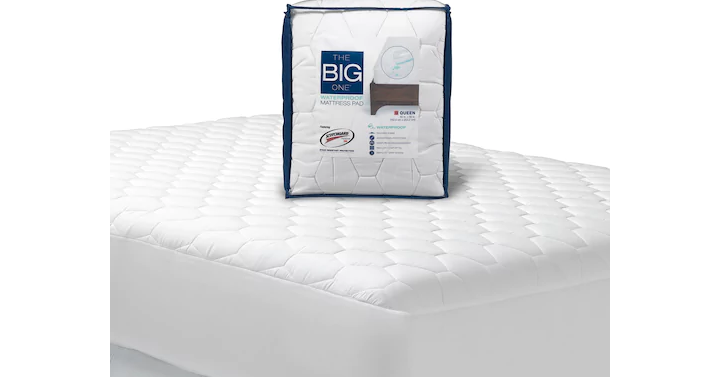 Kohl’s 30% Off! Earn Kohl’s Cash! Stack Codes! FREE Shipping! The Big One Waterproof Mattress Pad – Just $13.99!