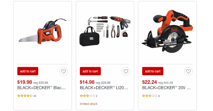 Target: Save 50% Off Black+ Decker Items! (Great For Father’s Day!)