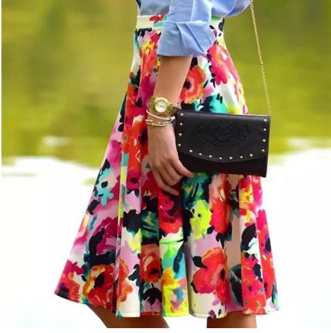 Bright Floral Skirts – Only $16.99!