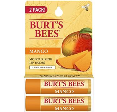 Burt’s Bees 100% Natural Moisturizing Lip Balm (2 Tubes) – Only $3.59!