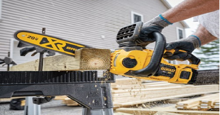 DEWALT 20V Max Compact Cordless Chainsaw Kit Only $129 Shipped! (Reg. $149) Great Reviews!