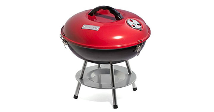 Cuisinart Red Portable Charcoal Grill, 14-Inch – Just $18.74!
