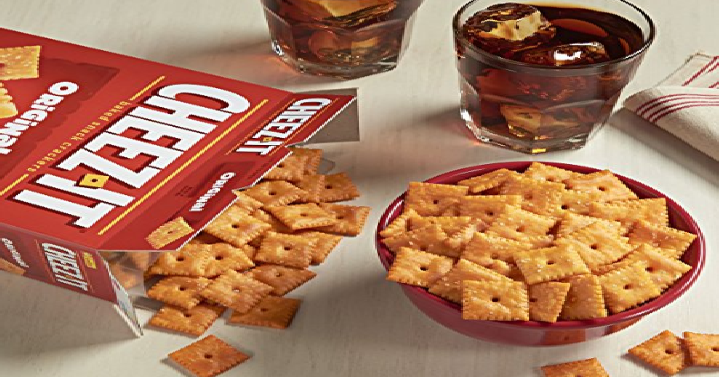 Cheez-It Cheese Crackers, Family Size, 21 Ounce Box (Pack of 3) Only $8.85 Shipped!