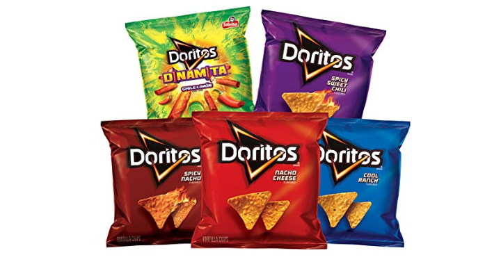 Doritos Flavored Tortilla Chip Variety Pack, 40 Count Only $13.29 Shipped!