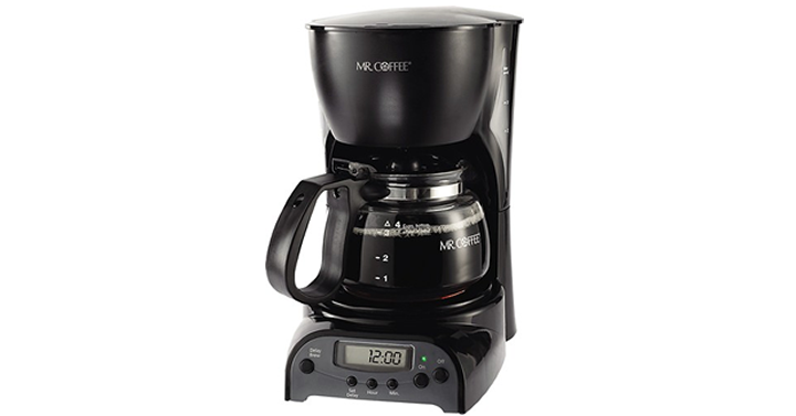 Mr. Coffee 4-Cup Programmable Coffeemaker – Just $14.99!