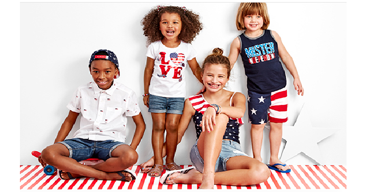 Boys & Girls Americana Shirts & Shorts Start at Only $2.99 Shipped!