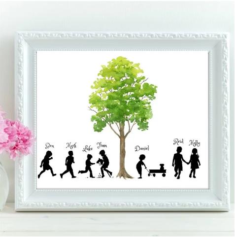 Custom Silhouette Keepsake – Only $19.99!