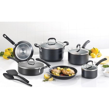 T-Fal Expert Pro Nonstick 12 Piece Cookware Set Only $76.67!