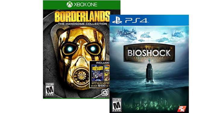 50% Off BioShock: The Collection and Borderlands: The Handsome Collection for PlayStation 4 or Xbox One!