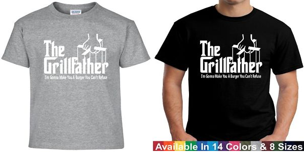 The Grillfather Tee Only $9.99 + FREE Shipping! Great Father’s Day Gift!