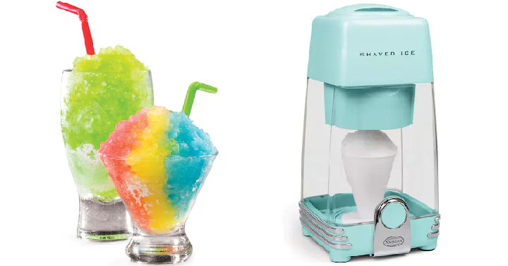Nostalgia Electrics Electric Shaved Ice & Snow Cone Maker Only $16.99! (Reg. $39.99)