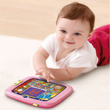 VTech Light-Up Baby Touch Tablet Pink for Just $13.57!