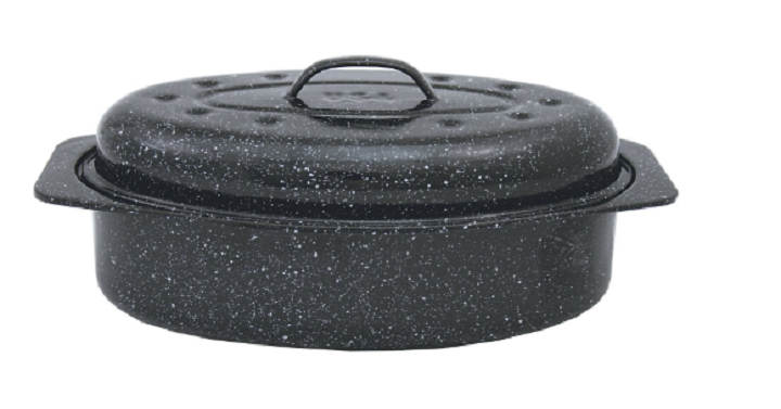 Granite Ware Covered Oval Roaster Only $5.91!