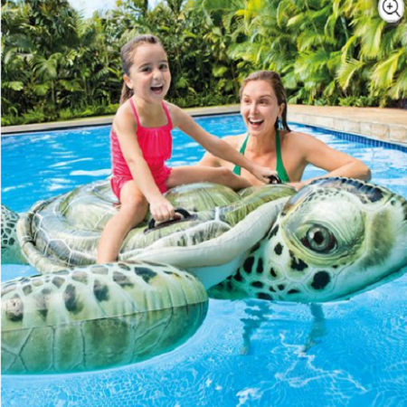 Intex Inflatable Realistic Sea Turtle Ride-On Pool Float Just $8.88!