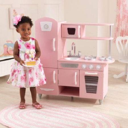 KidKraft Vintage Play Kitchen in Pink for Only $88.99 Shipped! (Reg. $130)