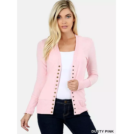 Jane: Spring Snap Button Cardigan (Tons of Colors!) Only $12.99! (Reg. $33)