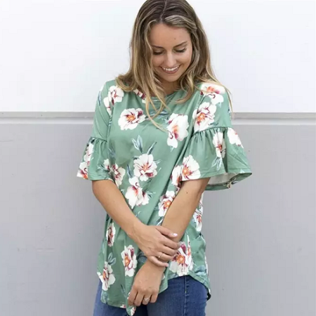 Jane: Flare Sleeve Top – 7 Colors – for Only $12.99! (Reg. $35)