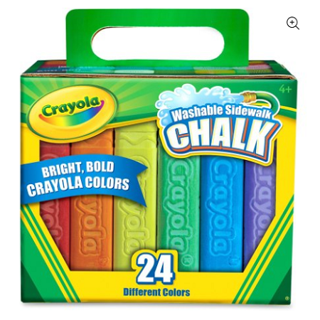 Crayola 24 pack Sidewalk Chalk for Only $2.49!